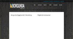 Desktop Screenshot of borgunda.se